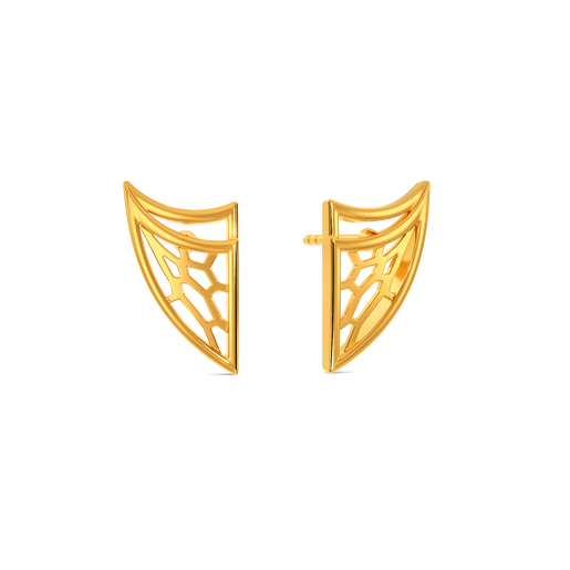 Slytherine Gold Earrings