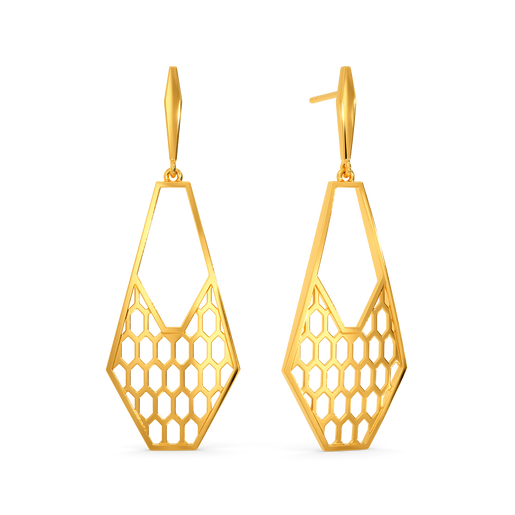 Viper Vogue Gold Earrings