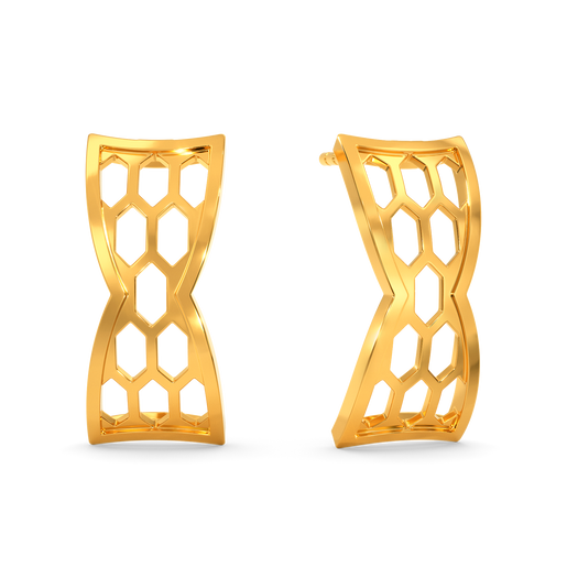 Scales N Grace Gold Earrings