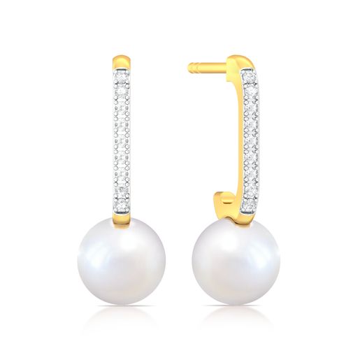 Diamonds & Pearl Diamond Earrings