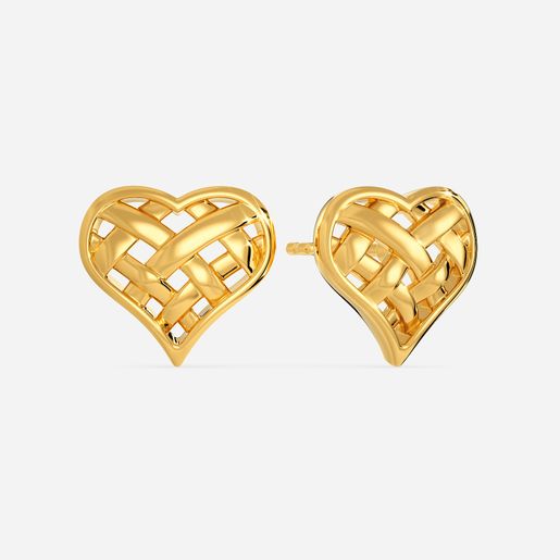 Yarn Amour Gold Earrings