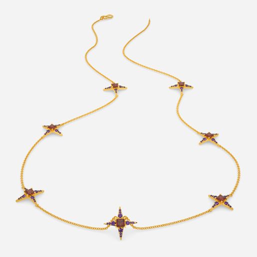 Star Spangled Gemstone Necklaces