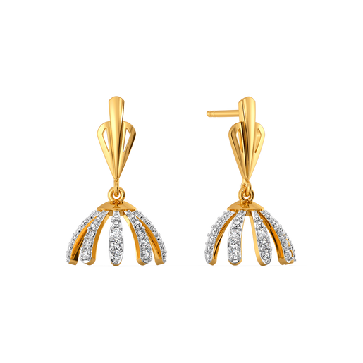 Hem It Up Diamond Earrings