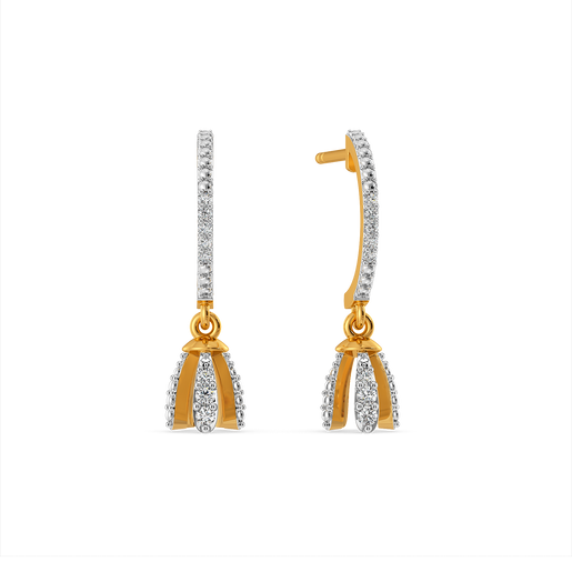 Hem It Up Diamond Earrings