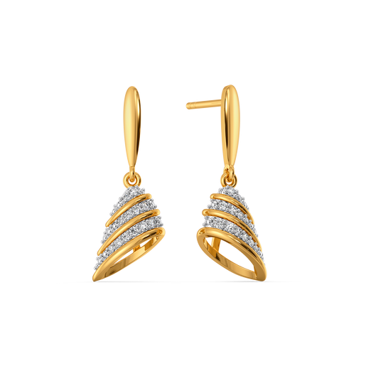Hem Vibe Diamond Earrings