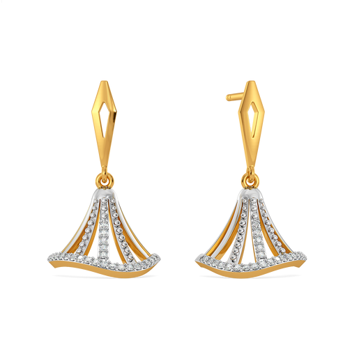 Playful Hems Diamond Earrings