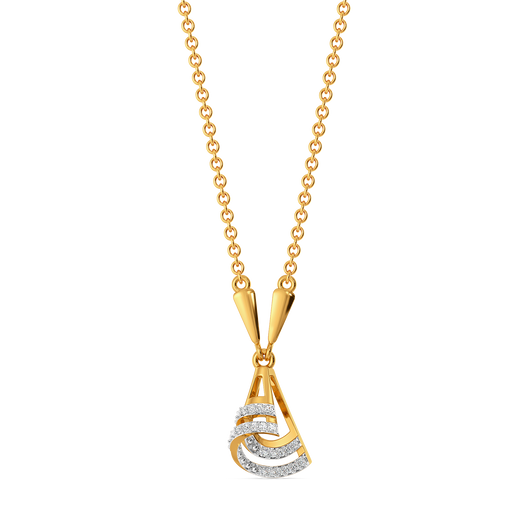 Hello Hemline Diamond Necklaces