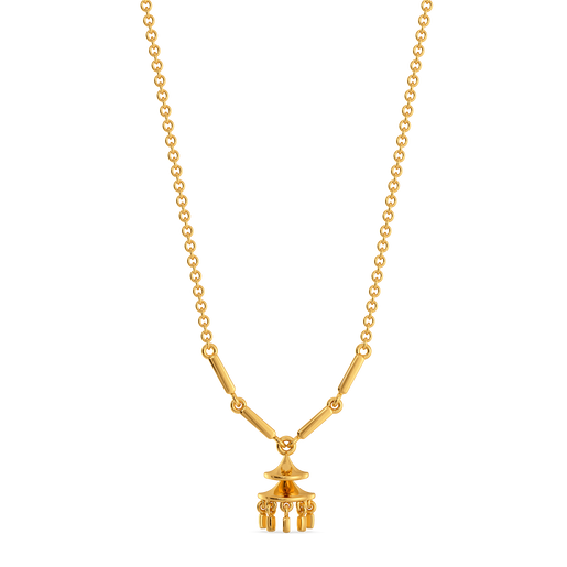 Hem Kissed Gold Necklaces