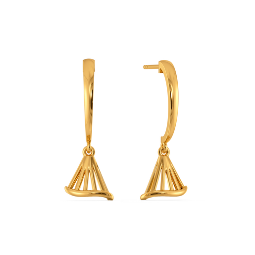 Just Hemmin Gold Earrings