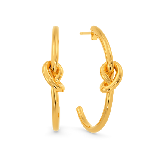 Knotty Pines Gold Earrings