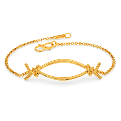 Knot Your Type Gold Bracelets