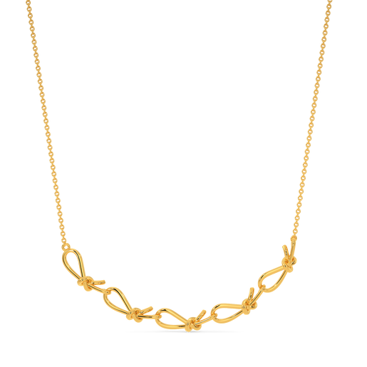 Knot Your Type Gold Necklaces