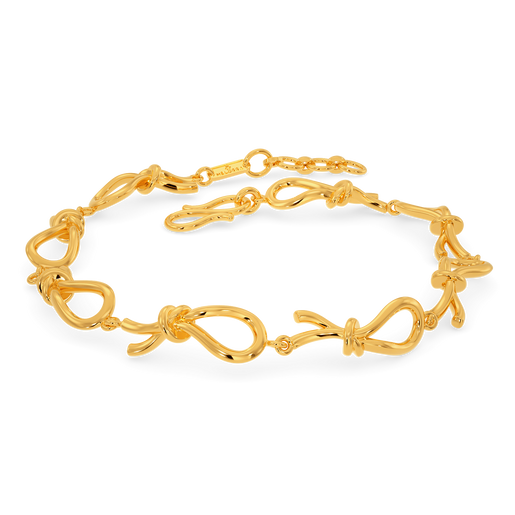 Knot N Bow Gold Bracelets