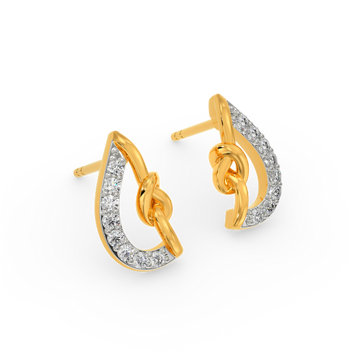 Go To Knots Diamond Earrings