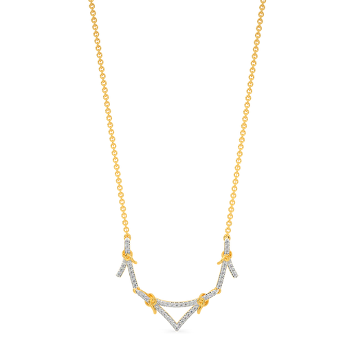 Entwined In Knots Diamond Necklaces