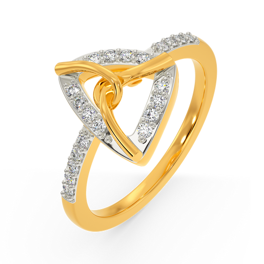 Knot Junction Diamond Rings