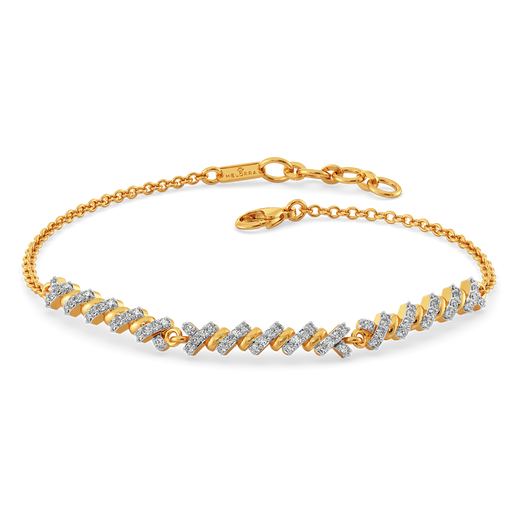 Knitted Twist Diamond Bracelets