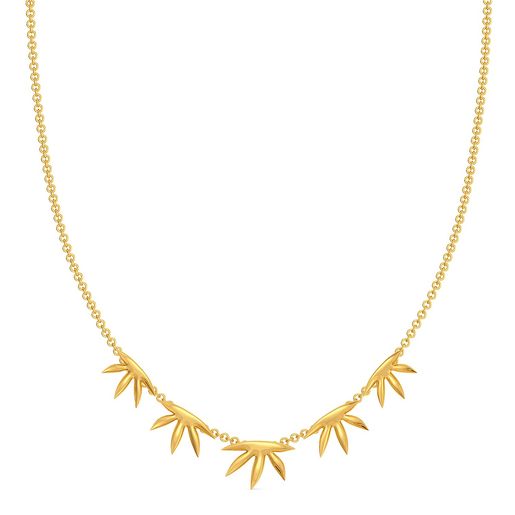 Leaf Reef Gold Necklaces