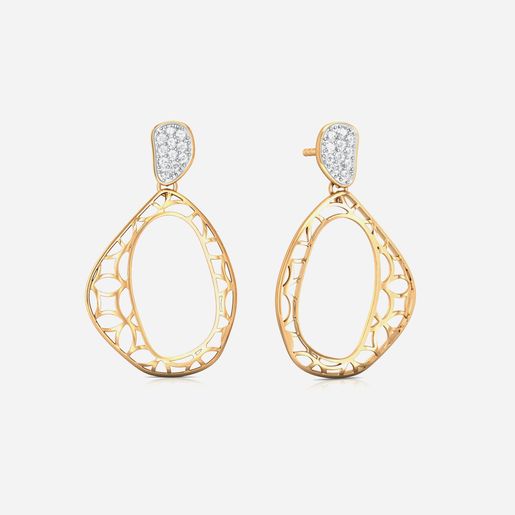 Lace It Up Diamond Earrings