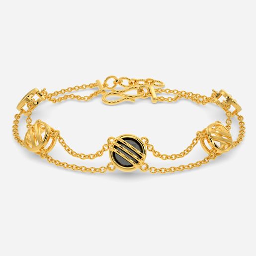 Spirit O Black Gemstone Bracelets
