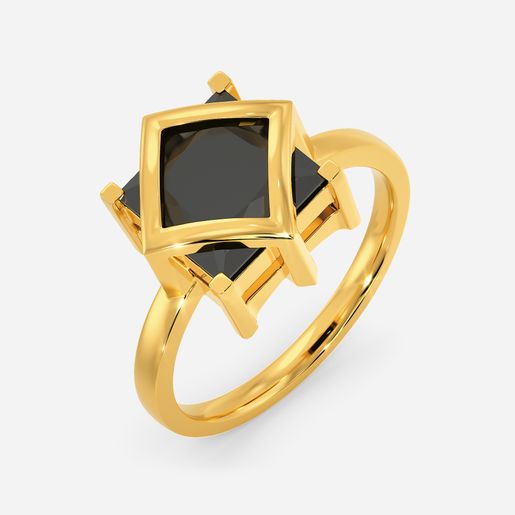 Victorian Black Gemstone Rings