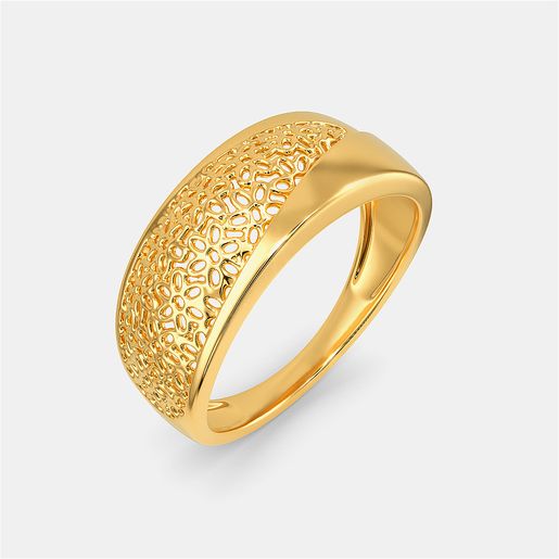 Lace Nouveau Gold Rings