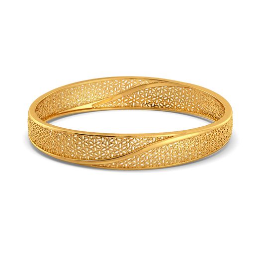Lace Nouveau Gold Bangles