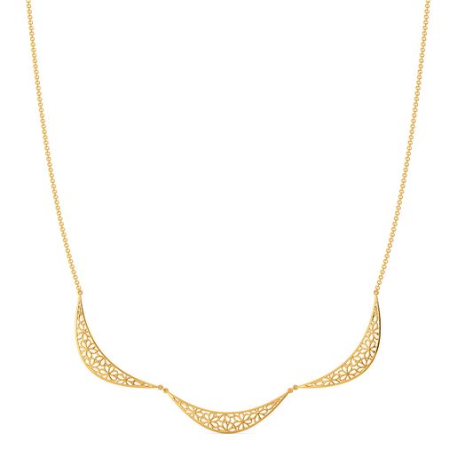 Loop A Lace Gold Necklaces