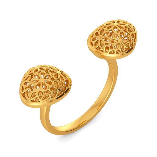 Loop A Lace Gold Rings