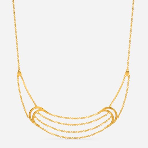 Slay in Fringe Gold Necklaces