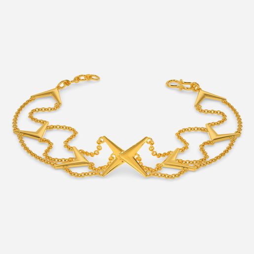 Fringe Away Gold Bracelets