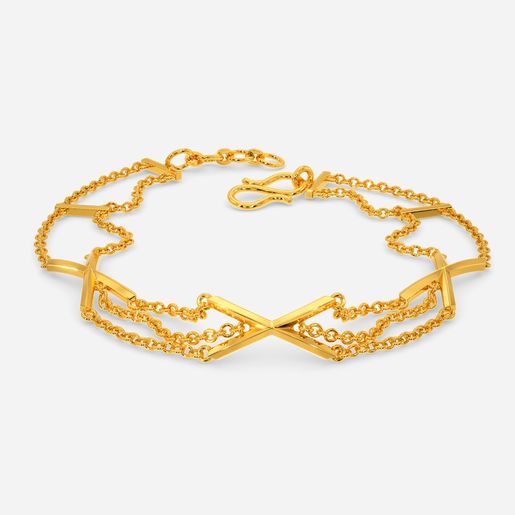 Fiercely Fringed Gold Bracelets