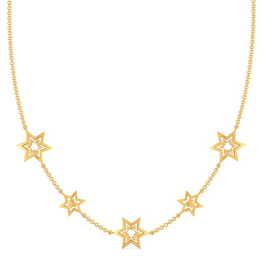 Be The Star Gold Necklaces