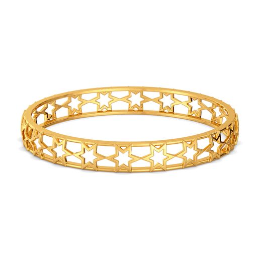 Inter Stellar Gold Bangles