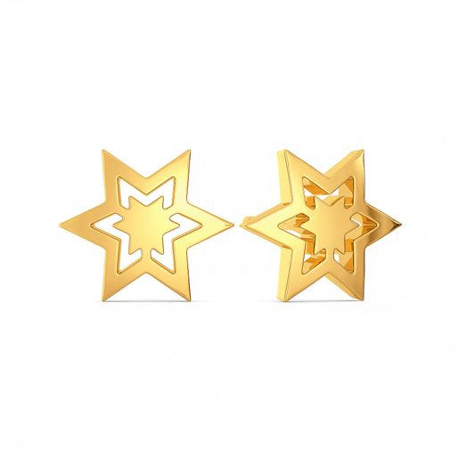 Like A Logo Gold Earrings