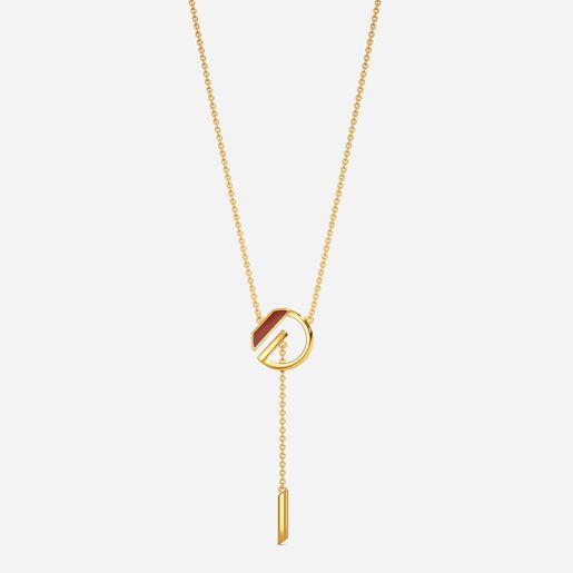 Cool in Coffee Gold Necklaces