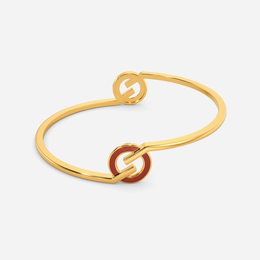 Cool in Coffee Gold Bangles