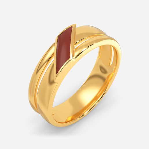 The Leather Lingo Gold Rings
