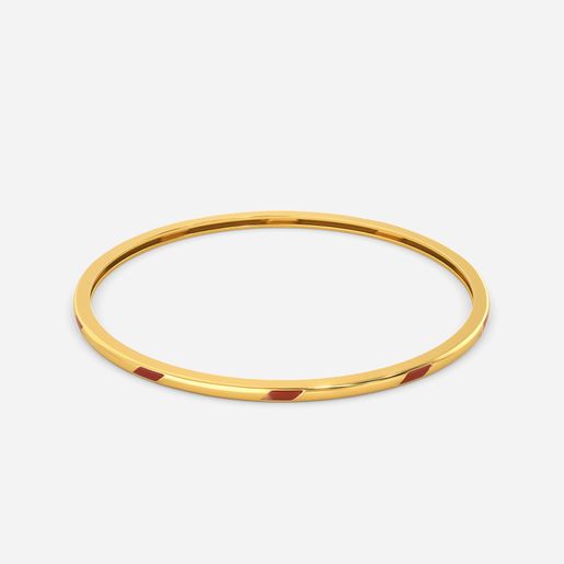 The Leather Lingo Gold Bangles