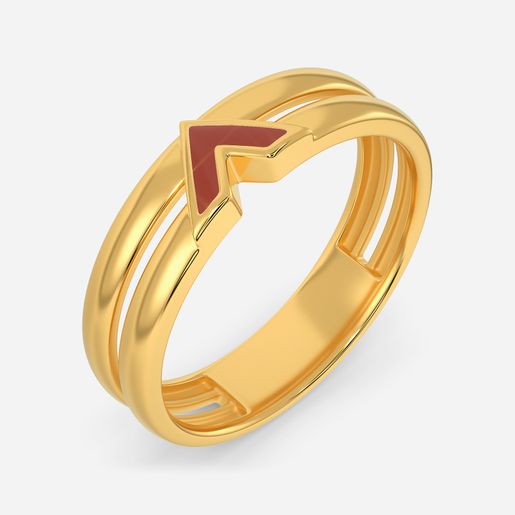 The Leather Land Gold Rings