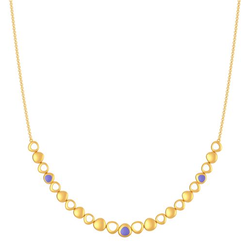 Lilac Fields Gold Necklaces