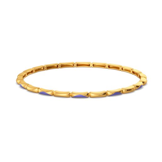 Lilac Allure Gold Bangles