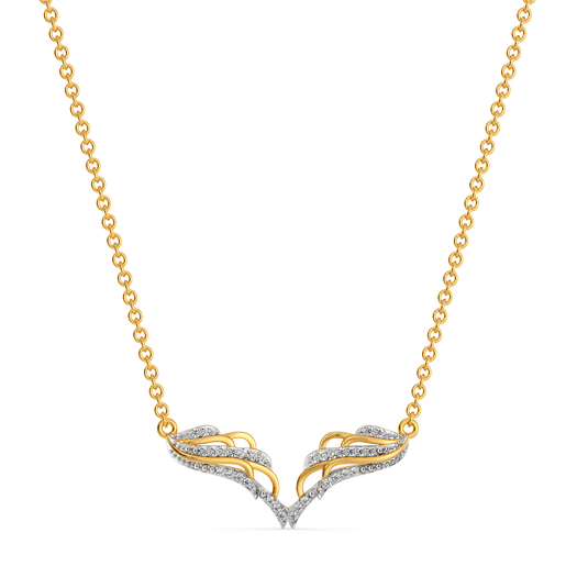 Winged Like Diamond Necklaces