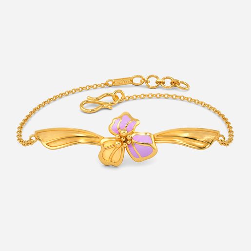 Blooming Lilac Gold Bracelets