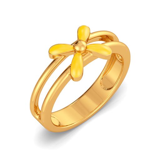 Spring A Bling Gold Rings