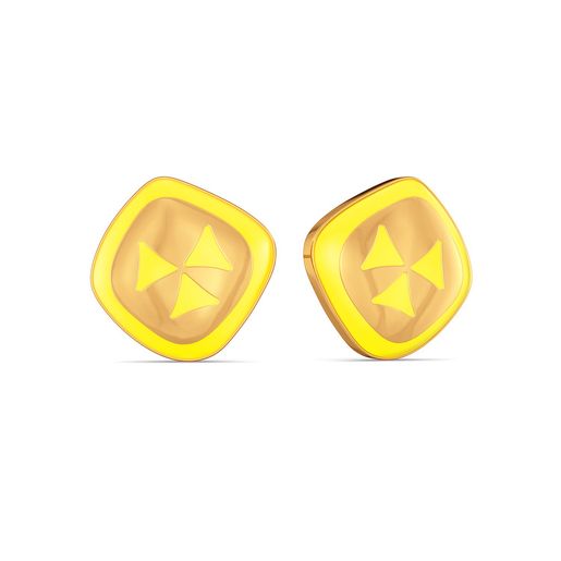 Dreamy Dapple Gold Earrings