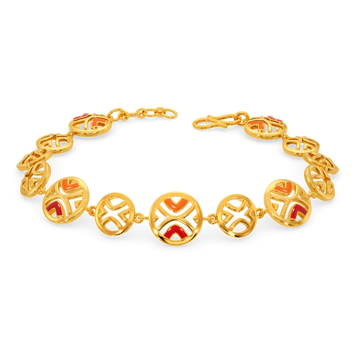 Colour Dop Gold Bracelets