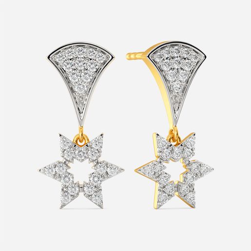 Monogram Maven Diamond Drop Earring