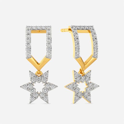 Loud N Logo Diamond Earrings