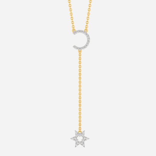 Symbol O Star Diamond Necklaces